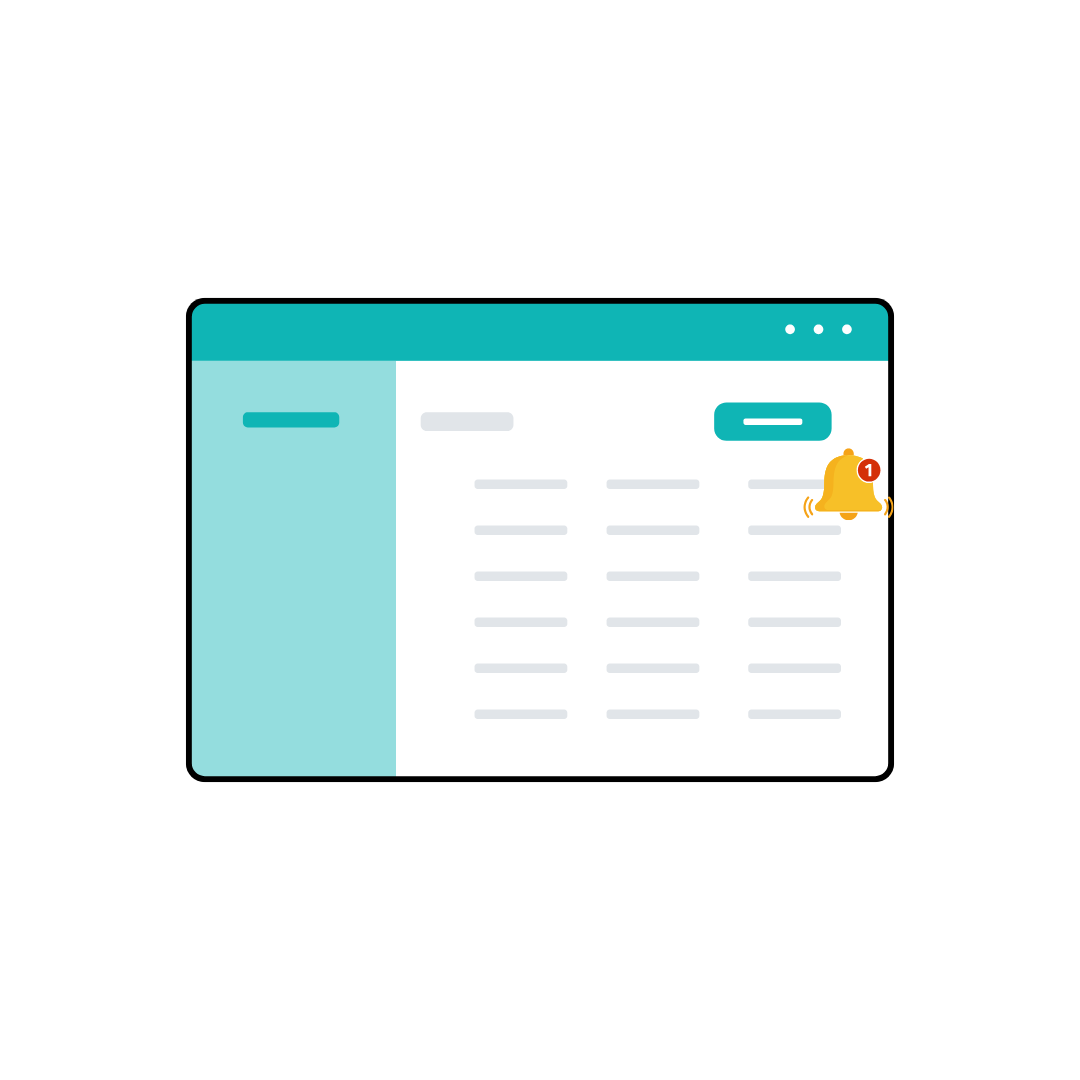 notification dashboard